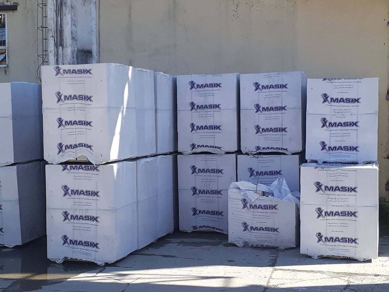 Газобетон Masix D600 625х250х250 мм фото 8