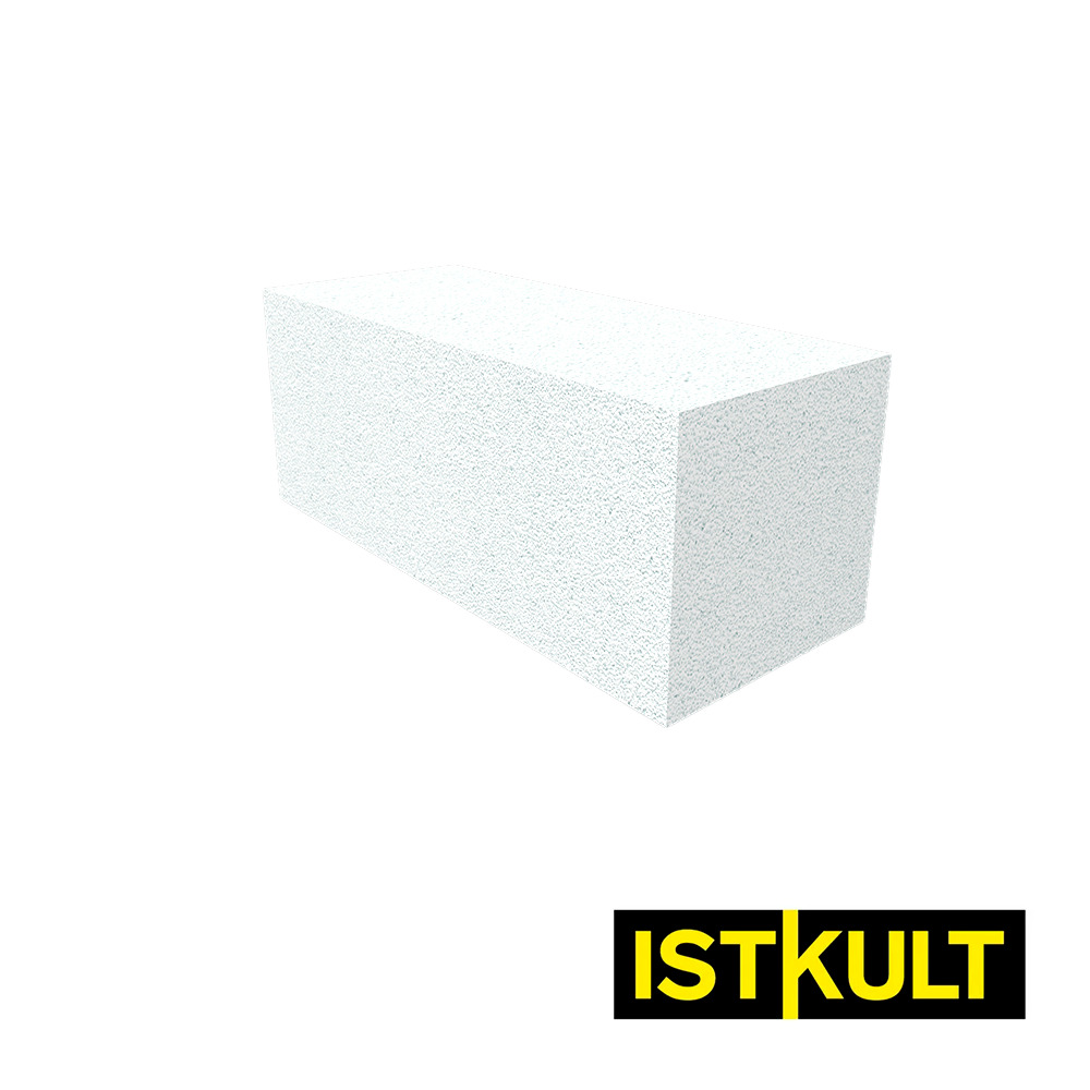 Газобетонный блок ISTKULT D400 B2,5 600х300х250 мм